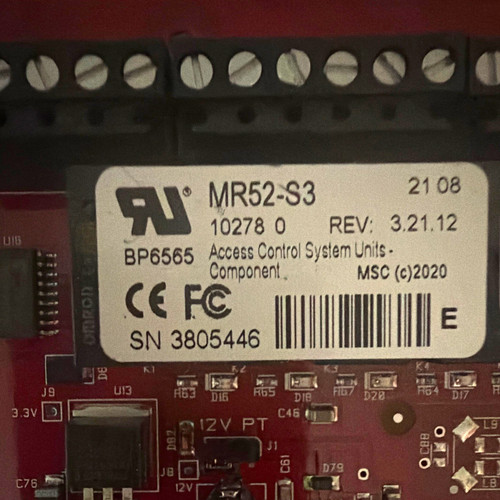 Mercury mr52 access - mercury, control