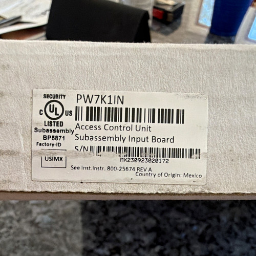 Honeywell pw7k1in pro watch - honeywell,
