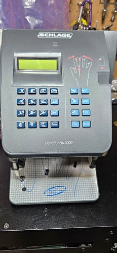 Schlage handpunch 4000e - handpunch,